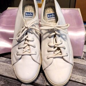 Keds Classic White Lace-Up Shoes